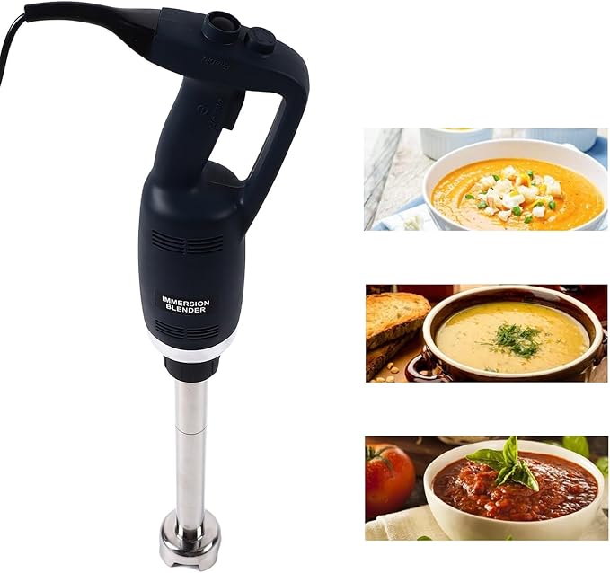 Immersion Blender 750W 100L Stainless Steel with 400mm Detachable Blade Adjustable Speed Electric Stick Mixer for Kitchen Baby Food Sauces (US Plug 110V)