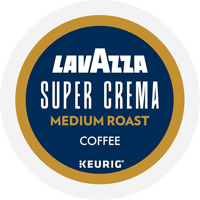 Lavazza Super Crema Single Serve Keurig® K-Cup® Pods Medium Espresso Roast Coffee 1 Box 96 Count