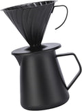 Hand Drip Coffee Maker 600ML 304Stainless Steel Coffee Server Professional Pouring Over Coffee Cup For Office Or Travel