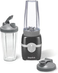 Starfrit Personal Blender - Two 828ml Cups - High Low &amp Pulse Modes - 300W - Black