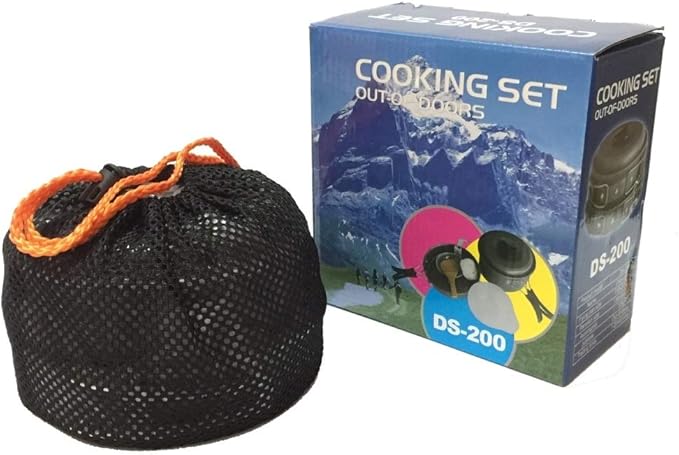 Portable Outdoor Set Boiler Head Combination Camping Pot Outdoor Cookware Set Cookware Set Cookware Picnic Boiler Cookware
