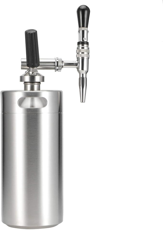 aqxreight Cold Brew Coffee Maker Stainless Steel Keg Nitrogen Coffee Machine Dispenser System at Home (3.6L)