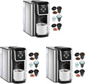 Mecity Coffee Maker 3 in 1 Single Serve Coffee MachineCompatible with K cup CapsulesInstant-Coffee PotTea maker6810 Oz CupRemovable 50 Oz Water Reservoir120V 1150W(Pack of 3)
