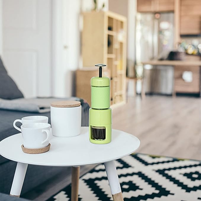 Ice Drip Coffee Maker Brew Coffee Machine Manual Coffee Grinders Portable Multifunctional Drinkware Household Kitchen WaterSilver
