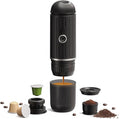 Zunate Portable Espresso Coffee Machine 19BAR Pressure Electric Heating Travel Coffee Maker for Camping Hiking Office Use