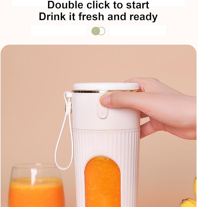 Electric Portable Blenders 340ML Juicer Fruit Mixers Rechargeable Cup Squeezer Maker with LED Display Outdoor Extractor