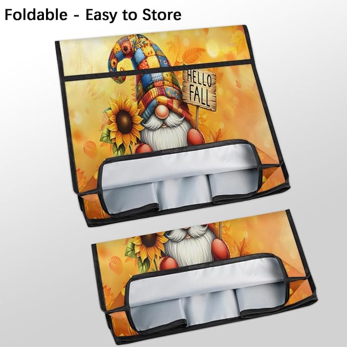 cfpolar Kitchen Aid Mixer Cover Compatible with 6-8 Quarts Fall Dwarf Sunflower Pumpkins Stand Mixer Cover Kitchen Aid Mixers Accessories Appliance Organizer Bag Dust Covers with Zipper Pocket