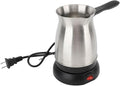 GOWENIC 6 Cup Coffee Maker 600ML Electric Coffee Pot with Anti Slip Base Stainless Steel Turkish Coffee Maker with Handle for Home