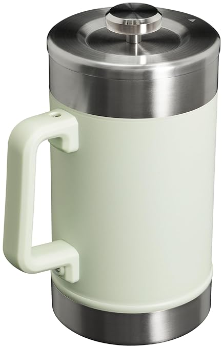 STANLEY Classic Stay-Hot French Press Coffee Maker 48 oz | 5 Minute Brew 4 Hours Hot | Mesh Filter for Coffee Grounds | Insulated Stainless Steel French Press | BPA-Free | Mist
