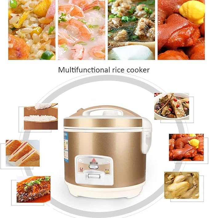 Rice Cooker Household Multifunctional Rice Cooker Automatic Heat Preservation for 1-7 People (5L) ()