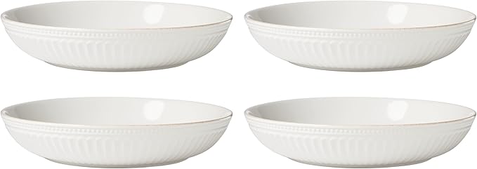 Lenox 897388 French Perle Groove 12-Piece Dinnerware Set Service For 4