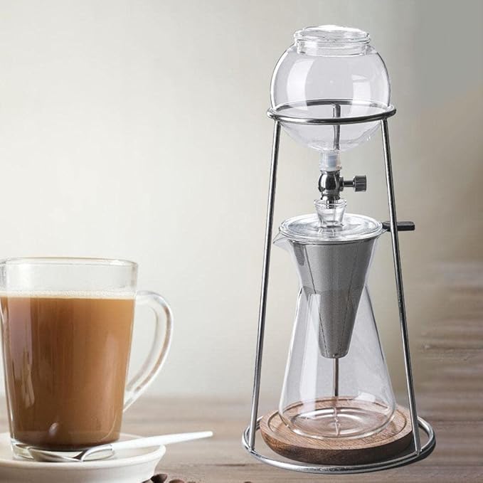 Yajuyi Premium Glass Coffee Maker with Drip Filter System
