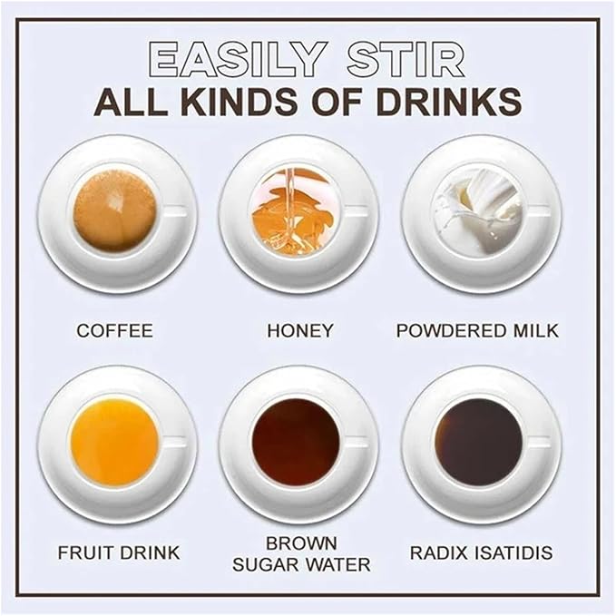 Rechargeable Automatic Stirring Cup - Portable Electric Coffee Mug With Stainless Steel Magnetic Rotation For Effortless Mixing(Coffee)