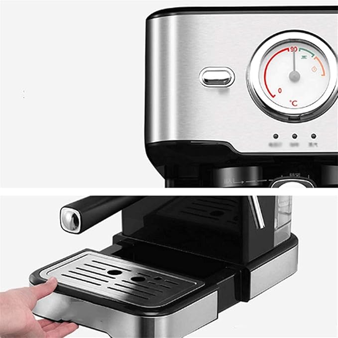Coffee Maker Semi-automatic Coffee Machine Italian Manual Milk Froth Steam Type Small Stainless Steel Pump Creative Coffee Maker For Home Coffee Machine