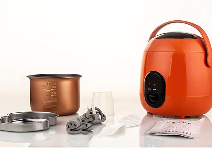 Mini Rice Cooker Multifunction Non Stick Cooker with Keep Warm Function for Up to 3 PeopleStudent and Adult Suitable for Home UsePink1.2L