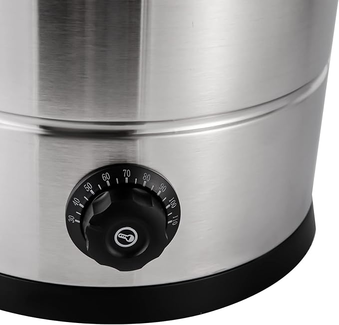 15L Commercial Coffee Urn Stainless Steel Coffee Maker 1000W with Adjustable Thermostat (86-230°F) Hot Water Dispenser for Catering Office Party Wedding (15 Liters)