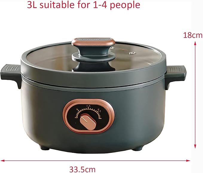 Rice Cooker Household Multifunctional Integrated Frying Pan/Wok/Soup Pot Non-Stick Pot for 1-4 People