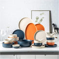 GaRcan Dinner Plate Luxurious Dinner Set for Party or Wgifts Dinnerware Sets Dinner Plates 46 Pieces Dish Sets Includes Bowls/Dessert Plates/Saucers Dishwasher &amp Microwave Safe/Natural (B)