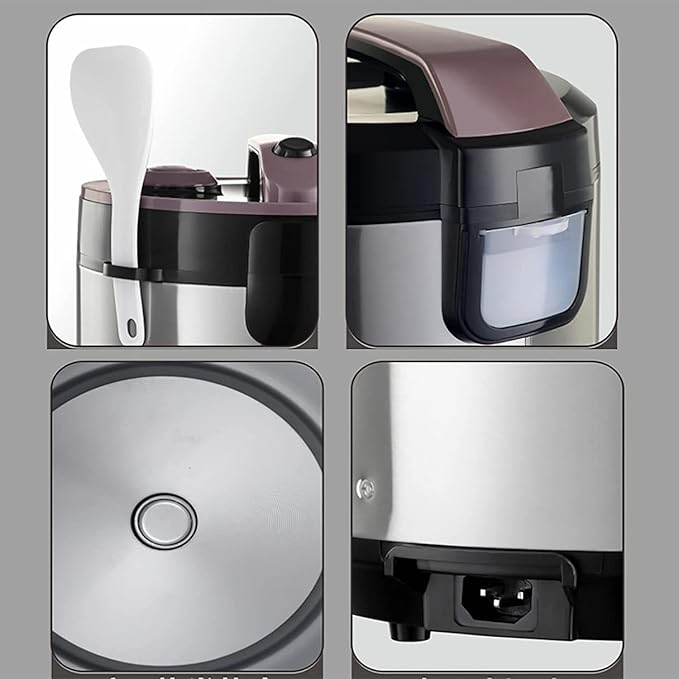 Rice Cooker Household Adjustable Temperature Rice Cooker Non-Stick Inner Pot Intelligent Insulation (7L) ()