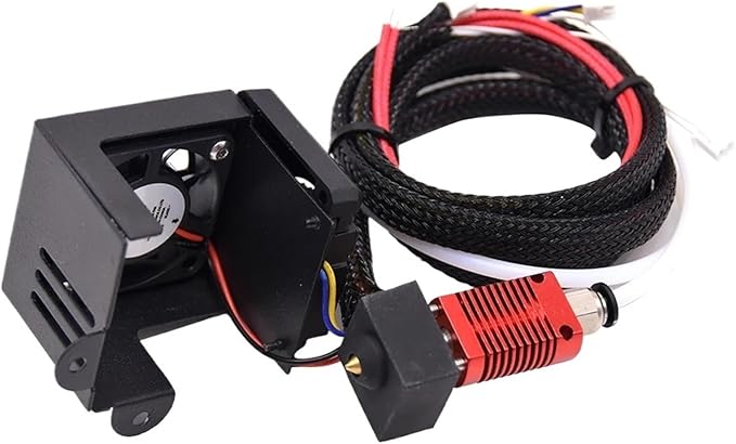 Ender5/CR10/ Ender 3 V2 Full Hotend Kit Strong Extruder 3D Printer Kit with 0.4 Nozzle Cover for Ender 3 v2 Accessories Fan Kit(Ender5)