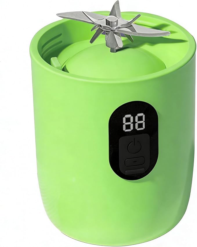 500ml Portable Blender USB Rechargeable Cordless Blender with 20800RPM Stainless Steel Cutter for Shakes Smoothies Juicer at Home Travel