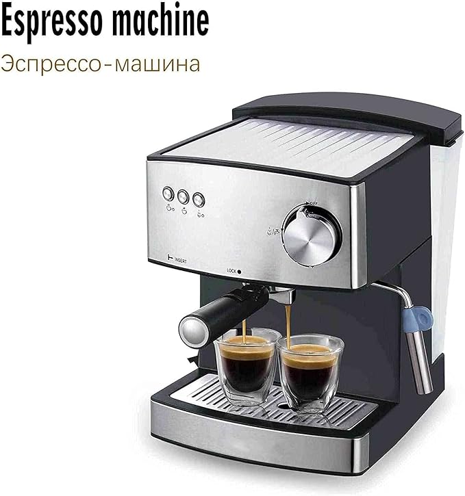 Coffee Machine Drip Coffee Machine Programmable Coffee Machine Small Semi-automatic Milk Froth Coffee Machine Suitable For Brewing Coffee 20240309
