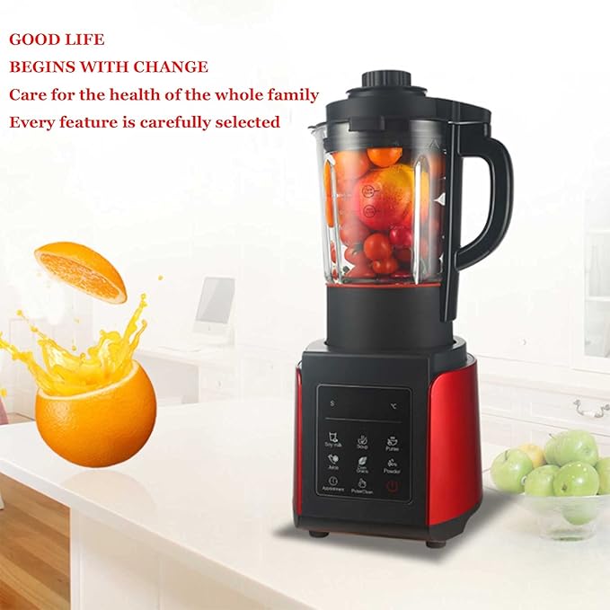 Professional Countertops Blender high-Performance Household Fruits and Vegetables Blender 2l with Led Screen Personal Blender for Crushed Ice Frozen Dessert Soup Fish