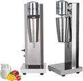 Single Head Milkshake Maker Stainless Steel Commercial Electric Ice Cream Mixer Shake Machine Smoothie Drink Blender with 750Ml Cup (180W 18000 Rpm)