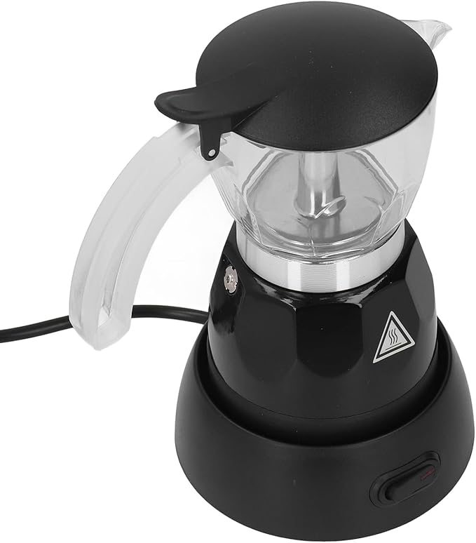 ZJchao Electric Coffee Pot Stylish Practical Electric Coffee Maker Pot 150ML Capacity for Home Kitchen Office