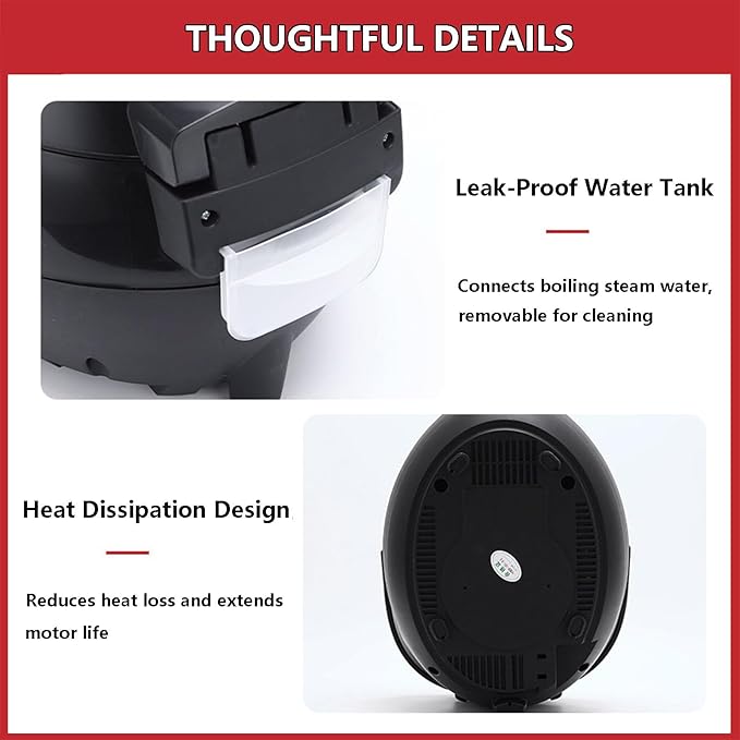 900W Pearl Maker Electric Rice Cookers Tapioca Pearl Cooker with Touch Control Panel | Commercial Pearls Machine Integrated Pot Lid with Thermal Probe &amp Sealing Ring w/2 Juice Cup