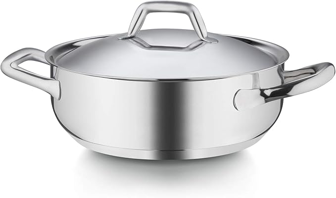 Barazzoni Cookware Set Chef line 9 pcs Made in Italy