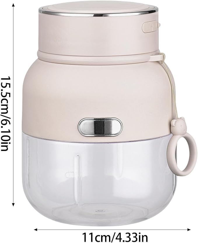 Portable Blenders USB Rechargeable 34oz Blenders With Leakproof Lid For Shakes/Juices Ideal For Travel Gym Office Kitchen