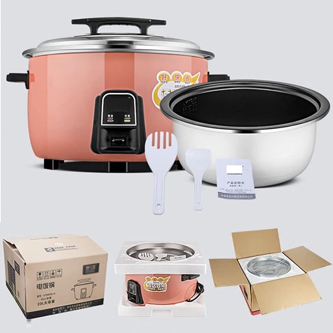 Rice Cooker Large Capacity Canteen Hotel Commercial Hotel Home Old-Fashioned Insulated Rice Cookerfor 8-60 People (23L) ()