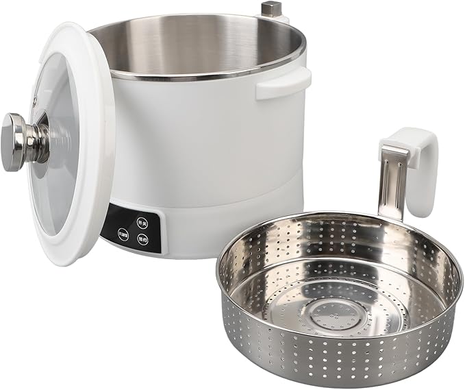 Rice Cooker 3L Mini Electric Rice Maker with Lifting Function Compact Food Steamer for Home Kitchen Resturant (US Plug110V)