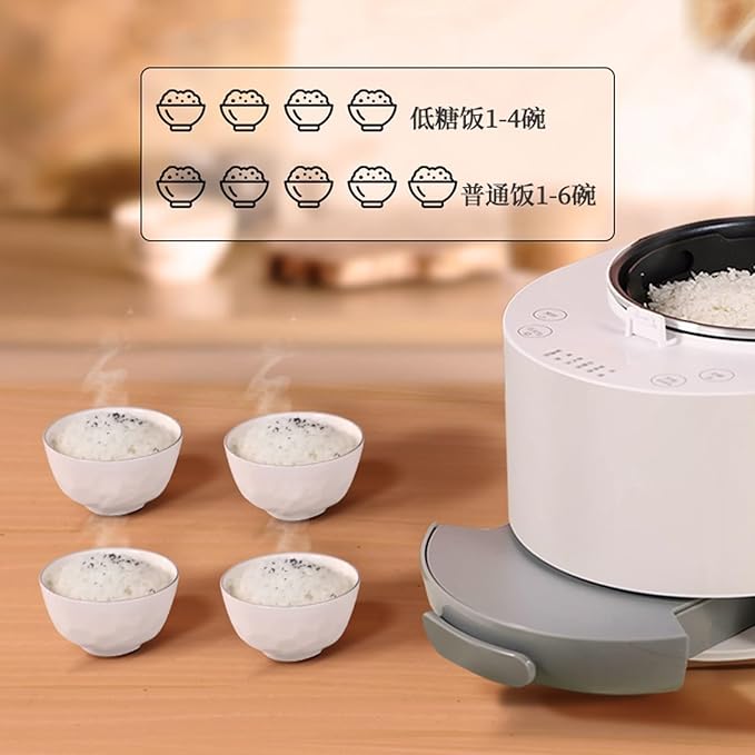 Rice Cookers Small Low-Sugar Rice Cooker Rice Soup Separate Household 2L Automatic Multi-Function Mini Rice Cooker Rice Maker
