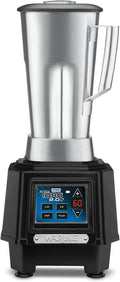 Waring Commercial TBB160S6 TORQ 2 Horsepower Blender Electronic Keypad with 60-Second Countdown Timer and a 64 oz. Stainless Steel Container 120V 5-15 Phase Plug