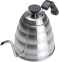 Silvery Gooseneck Coffee Maker Multi-purpose Kettle With Thermometer For Precise Pour-over Tea Brewing And Hot Water(1200ml no TEMP)