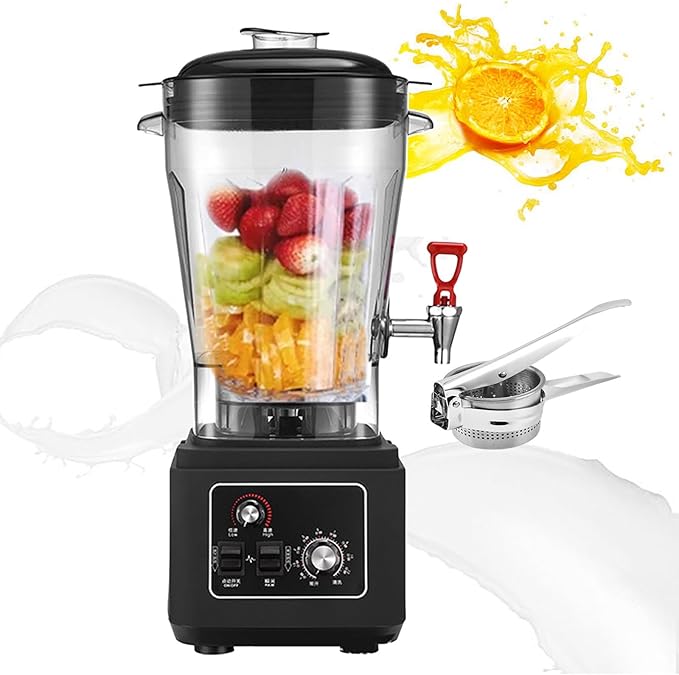 2900w Countertop BlendersStanding Mixer For Shakes And SmoothiesSoy Milk Machine With Spout And 7 Speed ControlElectric Smoothie Mixer For SaucesBatterFruit11L
