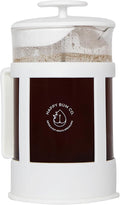 Happy Bum Coffee Plunger | 1 Liter(33.8oz) Glass French Press Stainless Steel Strainer | Easy to Use &amp Clean French Coffee Press Glass for Brewing and Storing Coffee Blend