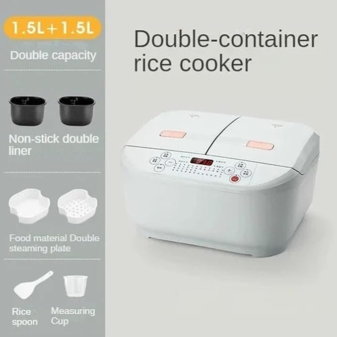 GRFIT Double Bile Intelligent Electric Rice Cooker Household Multifunctional Intelligent Small Double Electric Rice Cooker (Color : C) jinyi2016SHOP-1998