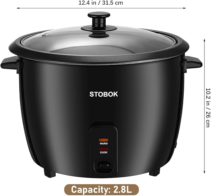 Small Electric Rice Cooker with Clear Lid Portable Stew Pot for Travel and Home Use Multi-functional Cooker for Rice Soup Stew and Steamed Vegetables US Plug