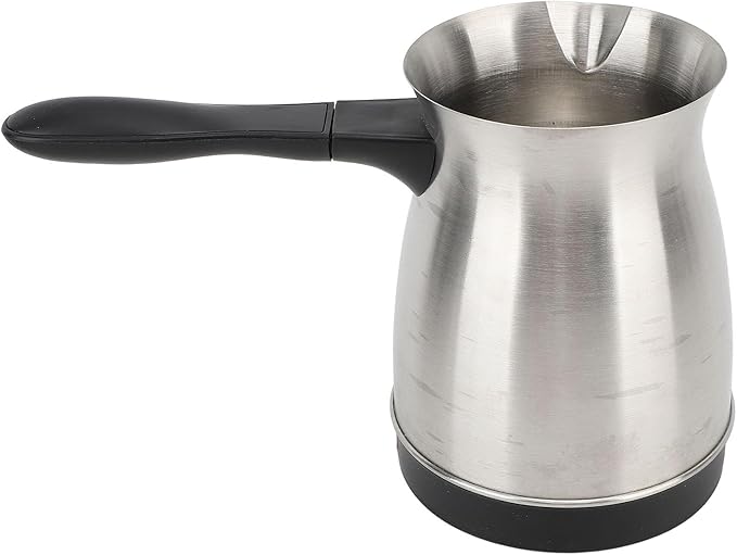 GOWENIC 6 Cup Coffee Maker 600ML Electric Coffee Pot with Anti Slip Base Stainless Steel Turkish Coffee Maker with Handle for Home