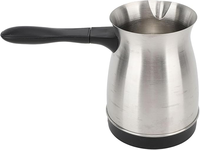 Yosoo Health Gear Electric Turkish Coffee Maker 600ML Stainless Steel Coffee Kettle Turkish Tea Maker Electric Coffee Pot for Home