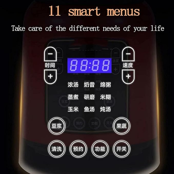 Fully Automatic Heating Smoothie Machine Juice Soy Milk Supplementary Milkshake Smoothie Machine Original Cutter Head 360° All-Round Smoothie Machine