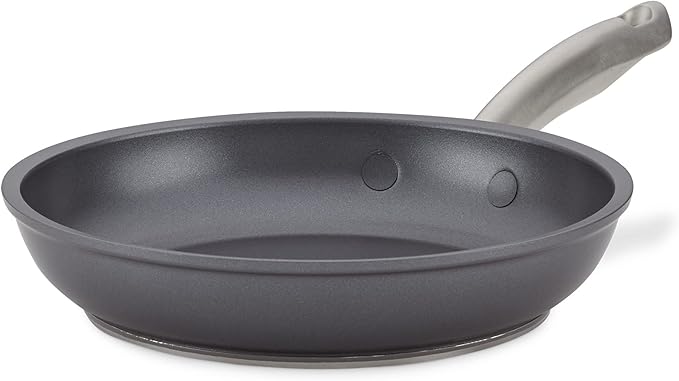 Anolon Accolade Forged Hard Anodized Nonstick Frying Pan/Skillet 8 Inch Moonstone Gray