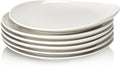 Sweese Porcelain Dinner Plates 11 Inch Set of 6 - Scratch Resistant Microwave Oven Safe Plates in Grey