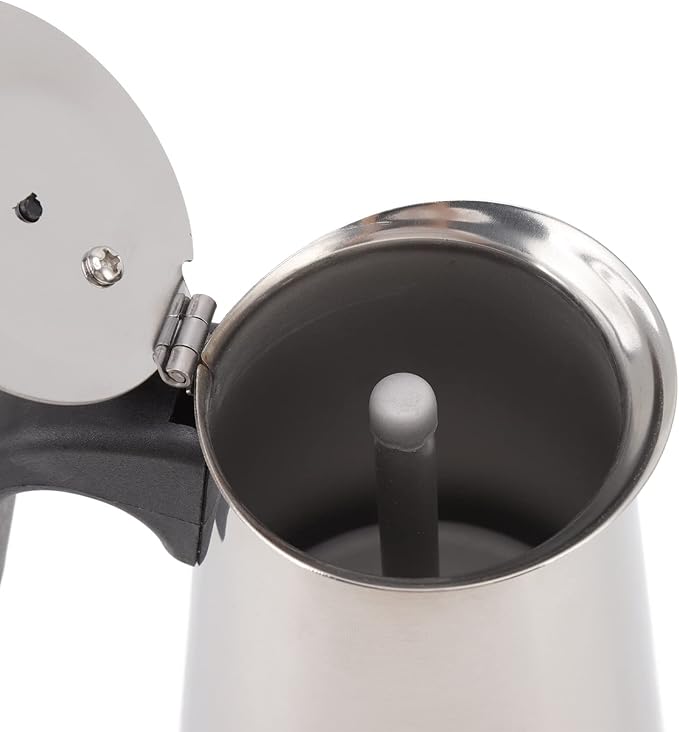 HYWHUYANG Coffee Pot Percolator Coffee Pot Stainless Steel Coffee Maker Percolator Pot Grill or Stovetop and More for Home Camping and Travel (200ml)