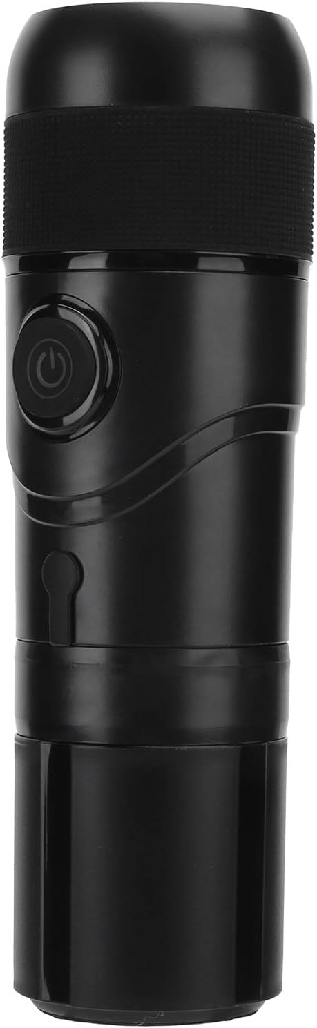 Tyenaza Portable Coffee Maker Travel Coffee Maker Electric Coffee Machine Black USB Cable and Car Cigarette Lighter Power Supply Cab