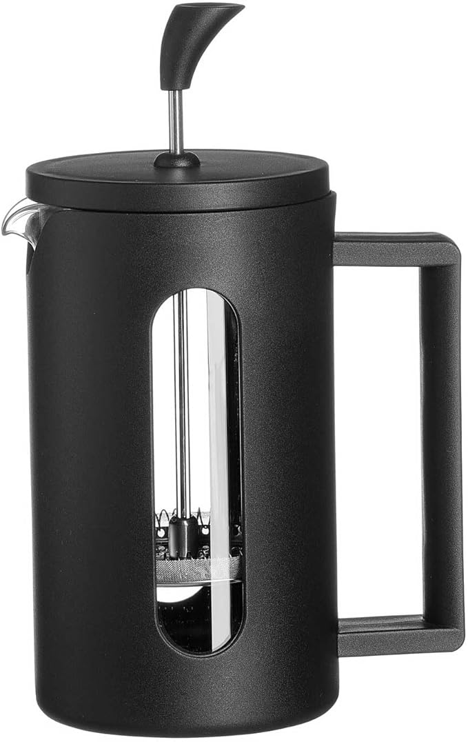 Ritzenhoff &amp Breker Adana 600 ml French Press Borosilicate Glass and Stainless Steel Coffee Maker Manual Coffee Maker Black