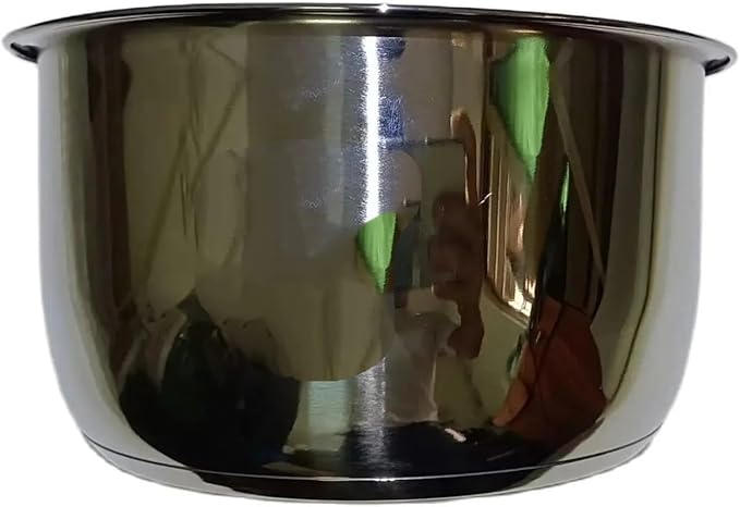 304 Stainless Steel Rice Cooker Inner Bowl compatible For Zojirushi NS-WPC10 Rice Cooker Replace Inner Bowl